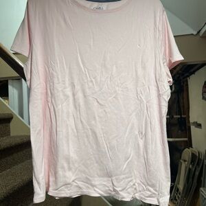 Croft & Barrow Light Pink T-Shirt
